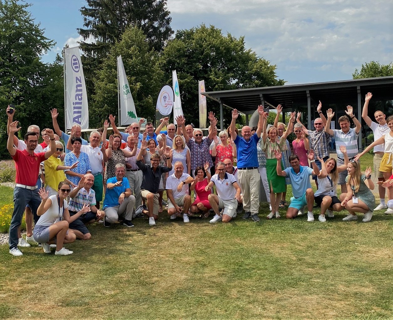 Gruppenbild der Hansy Vogt Genuss-Tour / Golftour in Freudenstadt